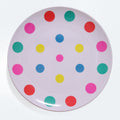 Barel Polka Dot Melamine Plate 25cm