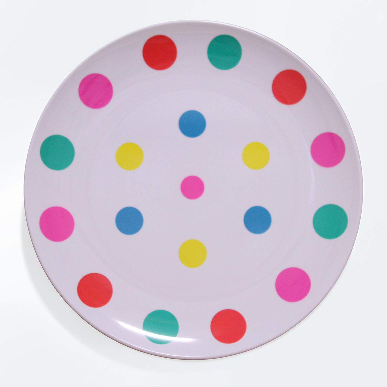 Barel Polka Dot Melamine Plate 25cm