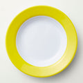 Barel Junior Yellow & White Rimmed Melamine Plate