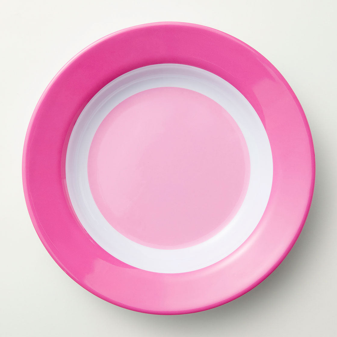 Barel Junior Magenta & Pink Rimmed Melamine Plate