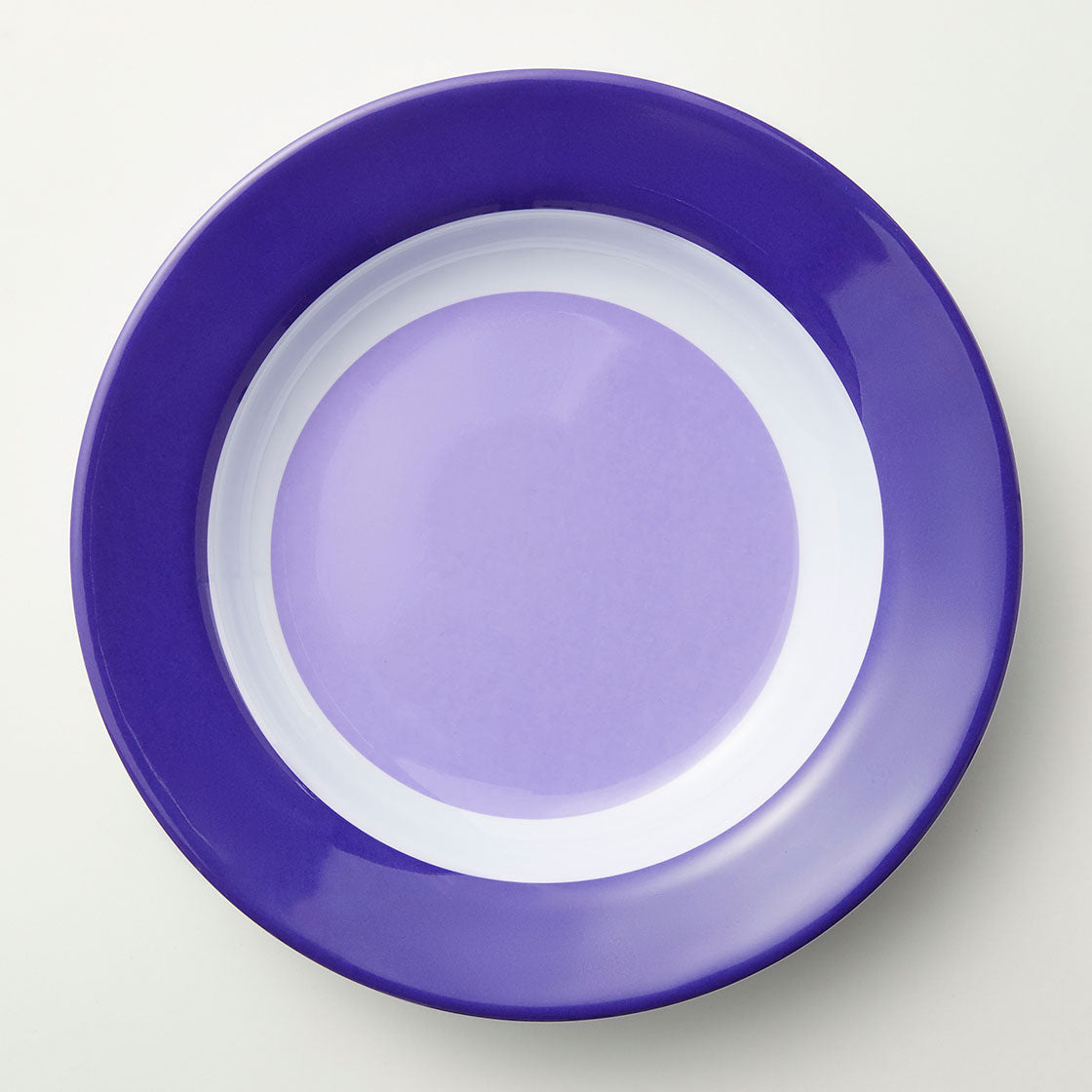 Barel Junior Violet & Lavender Rimmed Melamine Plate