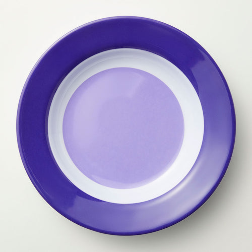 Barel Junior Violet & Lavender Rimmed Melamine Plate