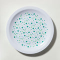 Barel Everyday Green Polka Dot Rimmed Melamine Sharing Platter 40cm