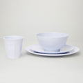 Barel Classic White Melamine Dinner Set (4 Piece)