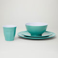 Barel Classic Green Melamine Dinner Set (4 Piece)