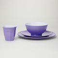 Barel Classic Lavender Melamine Dinner Set (4 Piece)