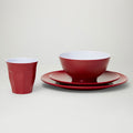 Barel Classic Merlot Melamine Dinner Set (4 Piece)