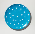 Barel Cyan Coloured Star Melamine Plate 25cm