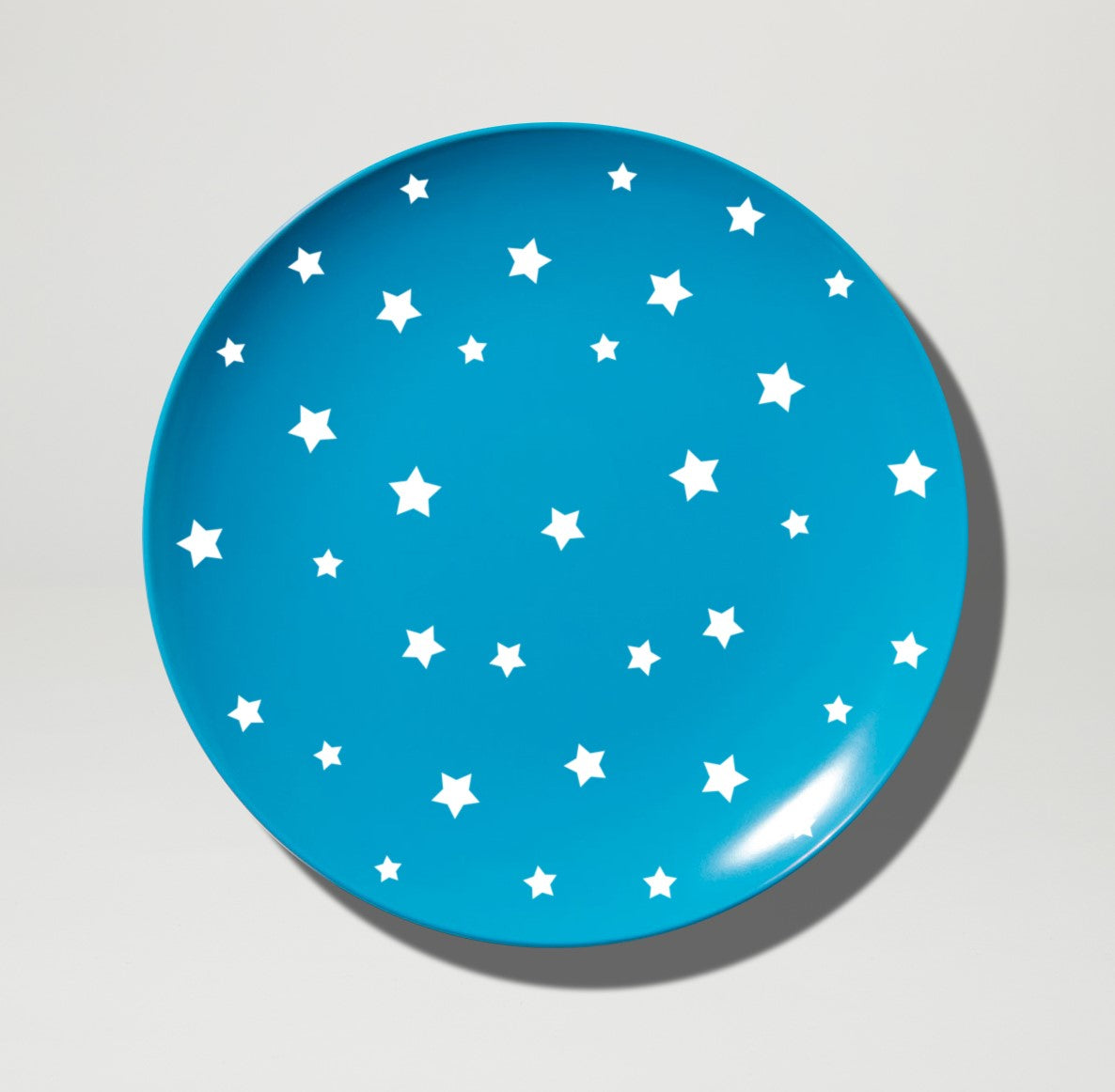 Barel Cyan Coloured Star Melamine Plate 25cm