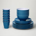 Barel Classic Cyan Melamine Dinner Set (48 Piece)
