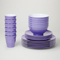Barel Classic Lavender Melamine Dinner Set (48 Piece)