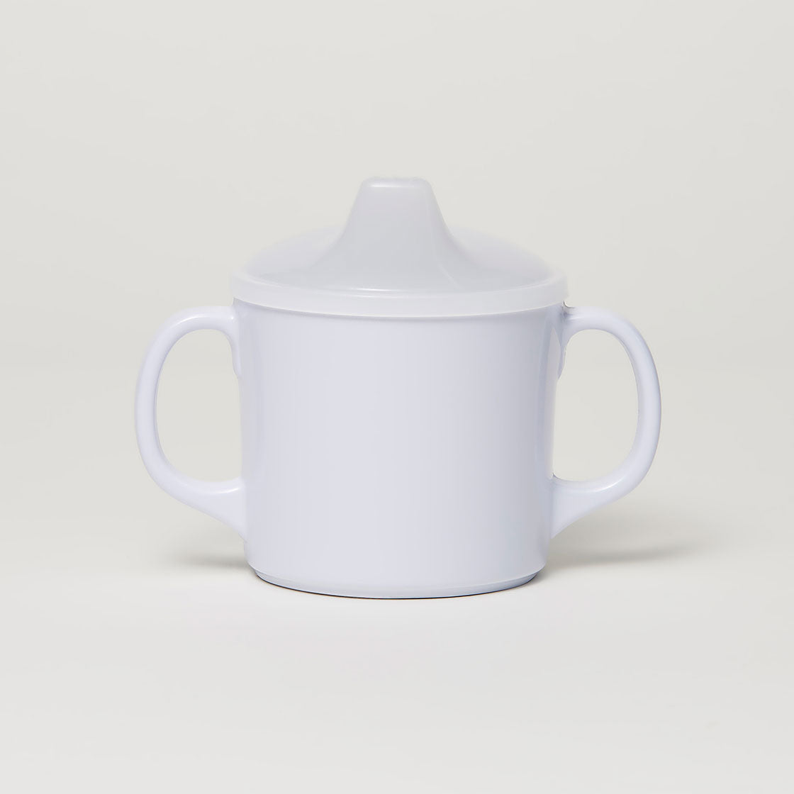Baby Barel White Melamine Sippy Cup with Lid