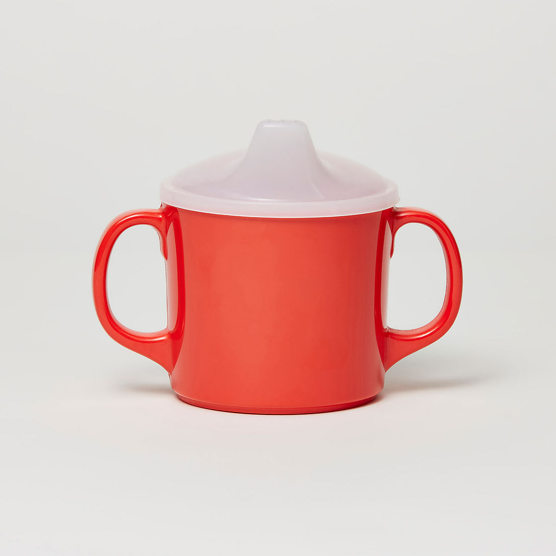 Baby Barel Red Melamine Sippy Cup with Lid