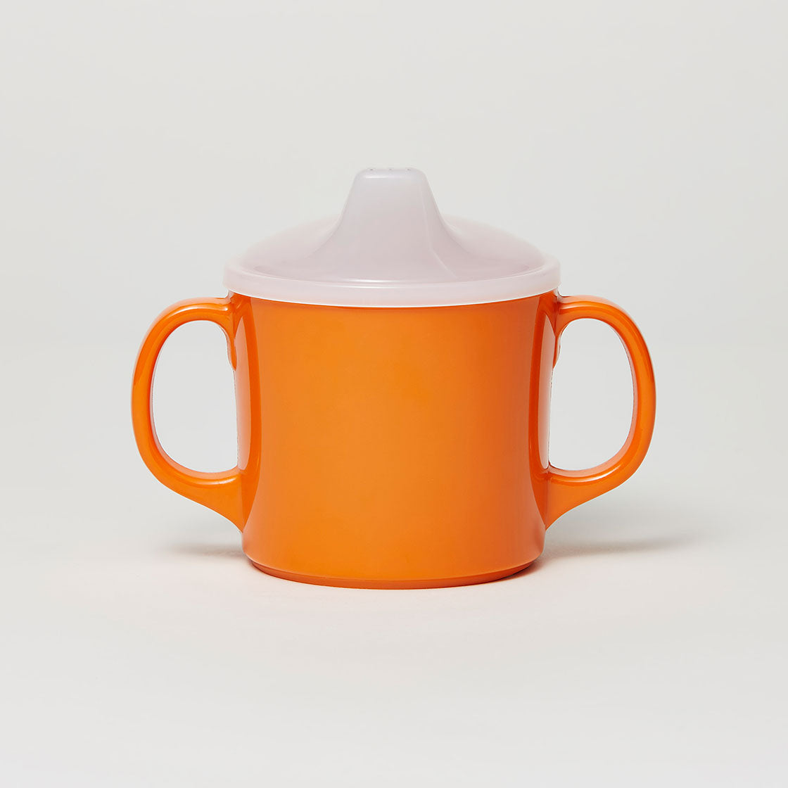 Baby Barel Orange Melamine Sippy Cup with Lid