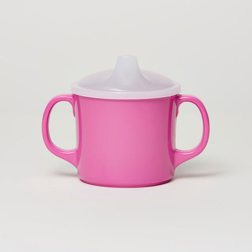 Baby Barel Magenta Melamine Sippy Cup with Lid