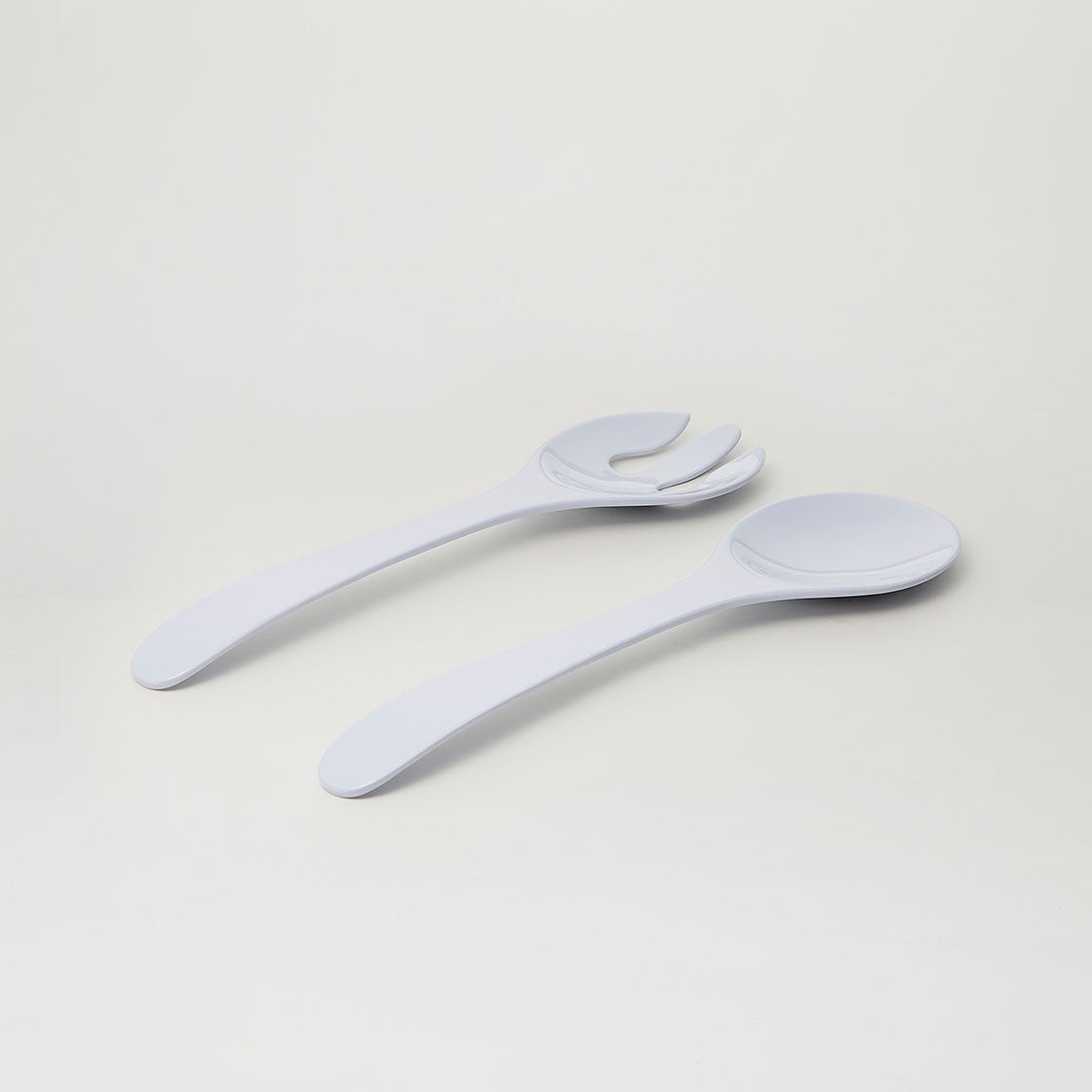 Barel Deluxe White Melamine Salad Servers