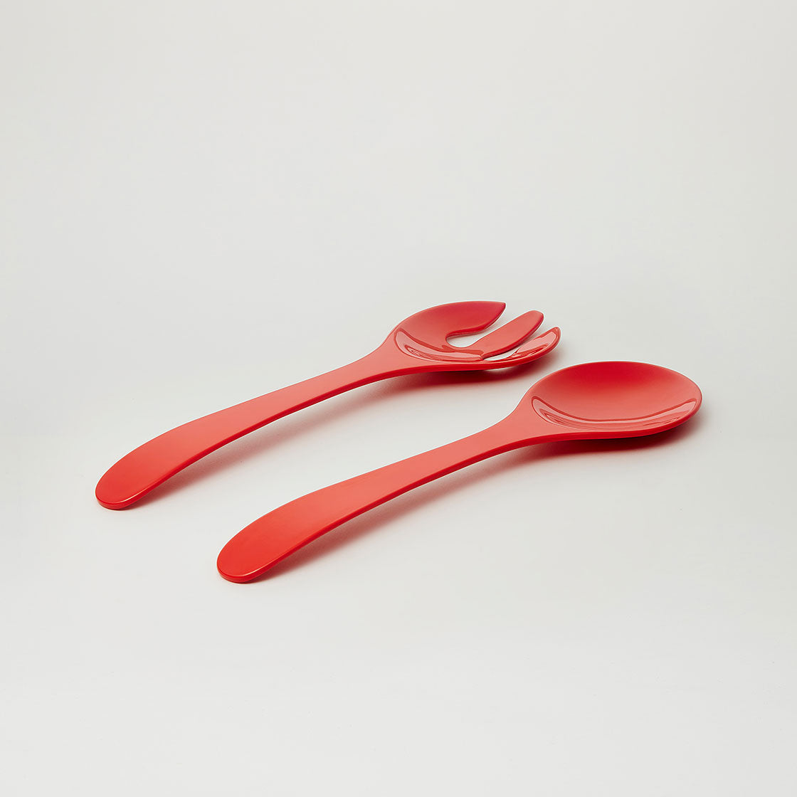 Barel Deluxe Red Melamine Salad Servers
