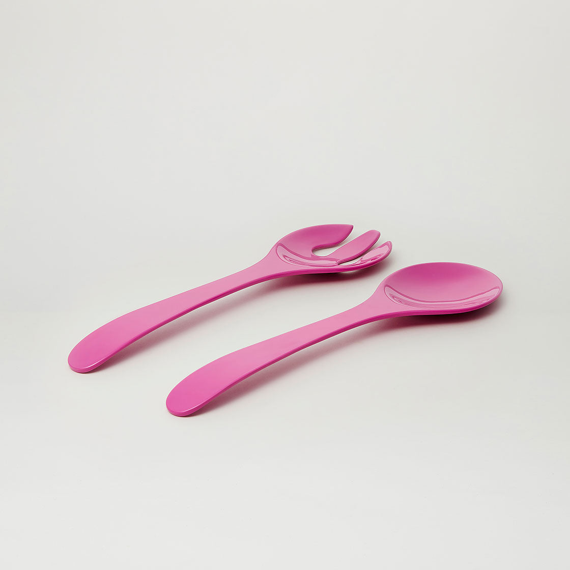 Barel Deluxe Magenta Melamine Salad Servers