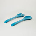 Barel Deluxe Cyan Melamine Salad Servers