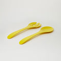 Barel Deluxe Yellow Melamine Salad Servers