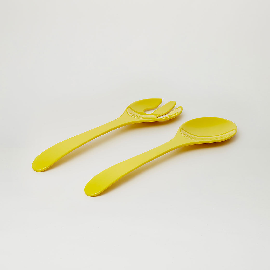 Barel Deluxe Yellow Melamine Salad Servers