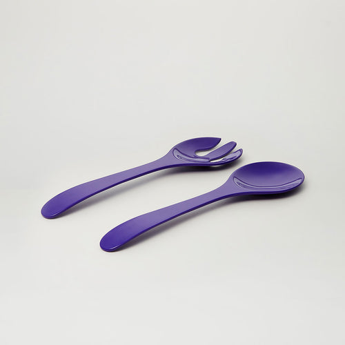 Barel Deluxe Violet Melamine Salad Servers
