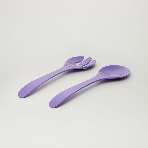 Barel Deluxe Lavender Melamine Salad Servers