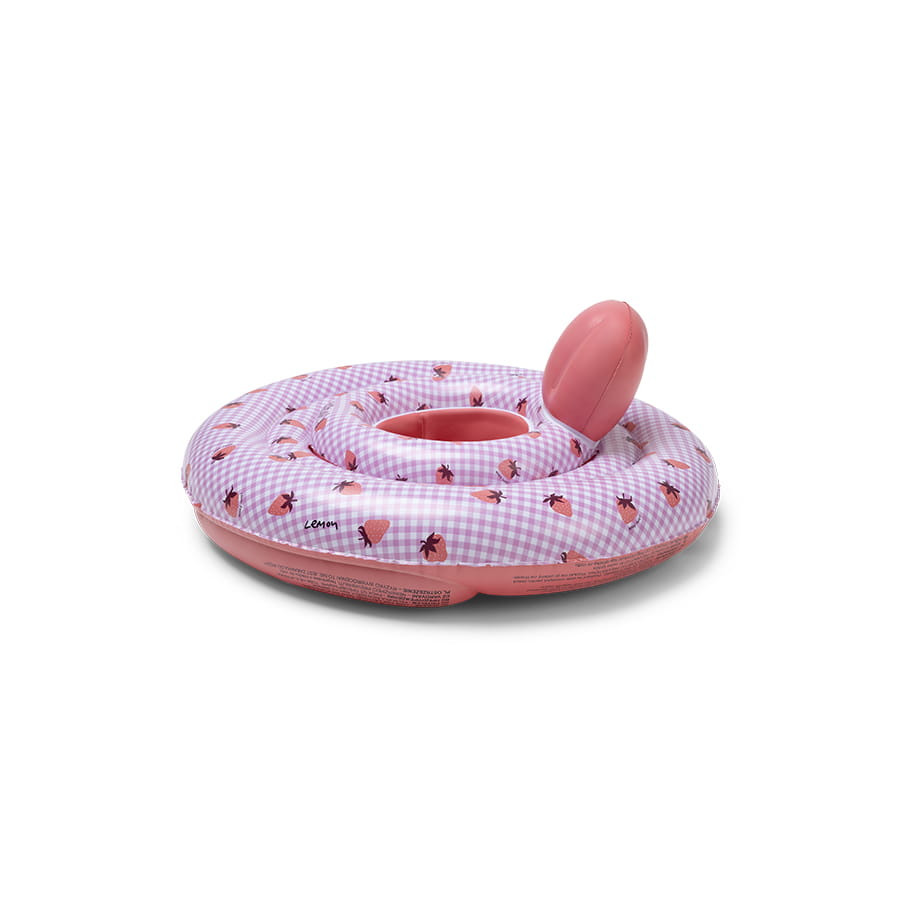 Swim Essentials Inflatable Baby Float - Strawberry Fields, 0-1 yrs image 2