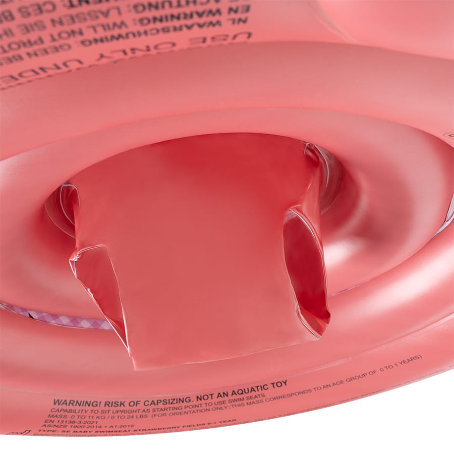 Swim Essentials Inflatable Baby Float - Strawberry Fields, 0-1 yrs image 3