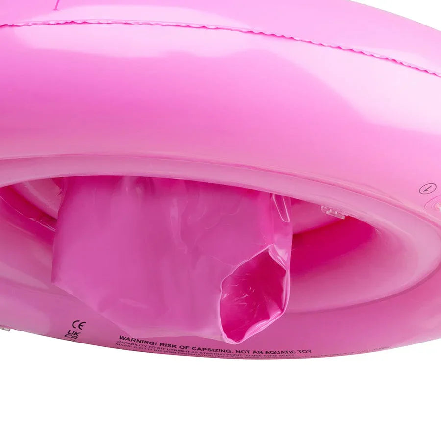 Swim Essentials Inflatable Baby Swimseat - Pink Safari, 0-1 yrs image 3