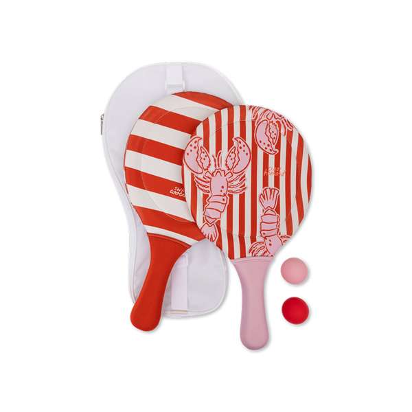 Swim Essentials Beach Tennis Set - Lobster Bay Pink image 3