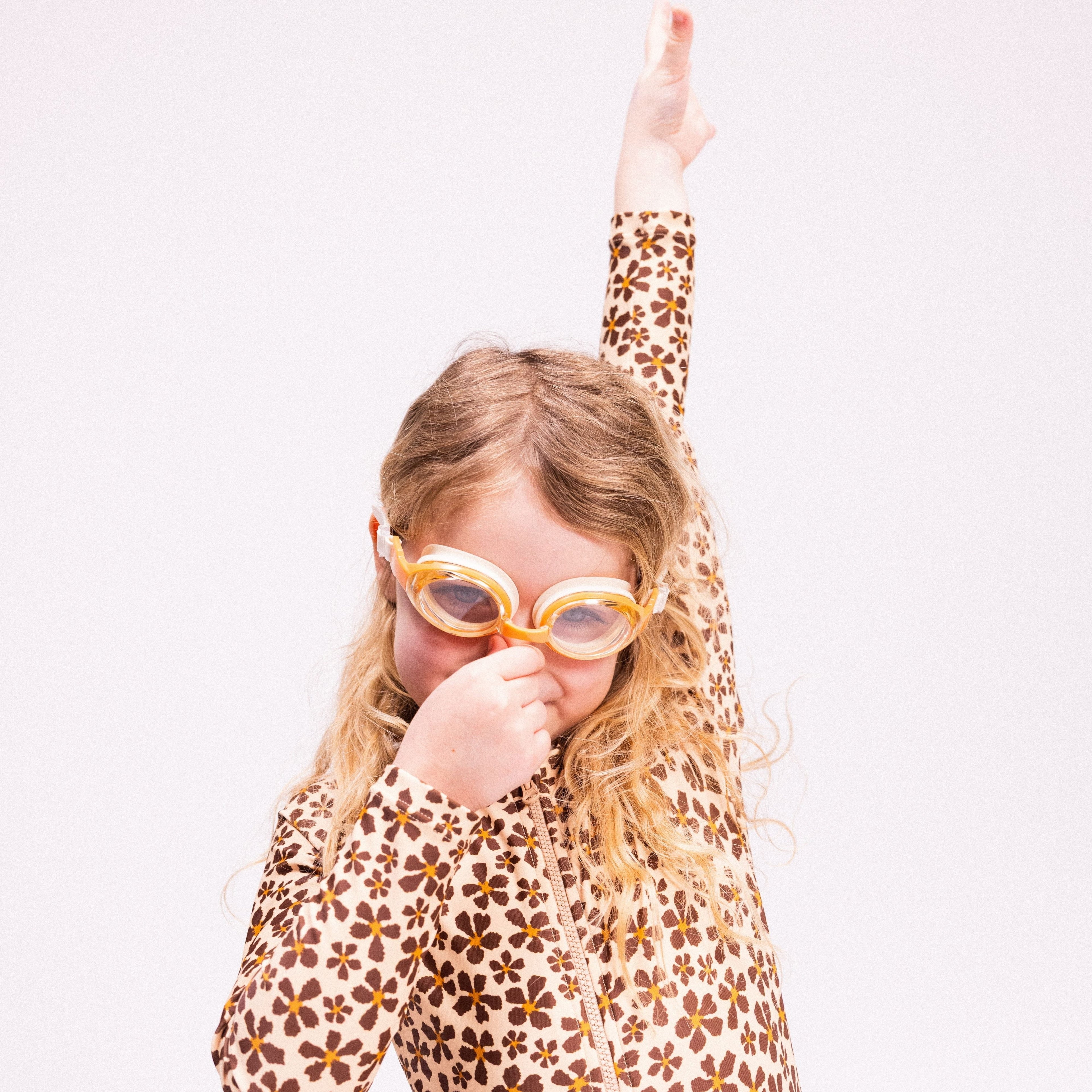 Swim Essentials Goggles - Beige Leopard image 6