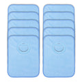 Rib Bib Pack of 10 - Blue