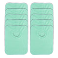 Rib Bib Pack of 10 - Green