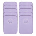 Rib Bib Pack of 10 - Purple