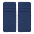 Rib Bib Pack of 10 - Dark Blue