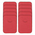 Rib Bib Pack of 10 - Red