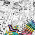 ColourAway Colouring In Poster Kit - On My Travels