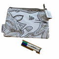Scribbla Colouring-in Pencil Case and Fabric Pen Set, Shark