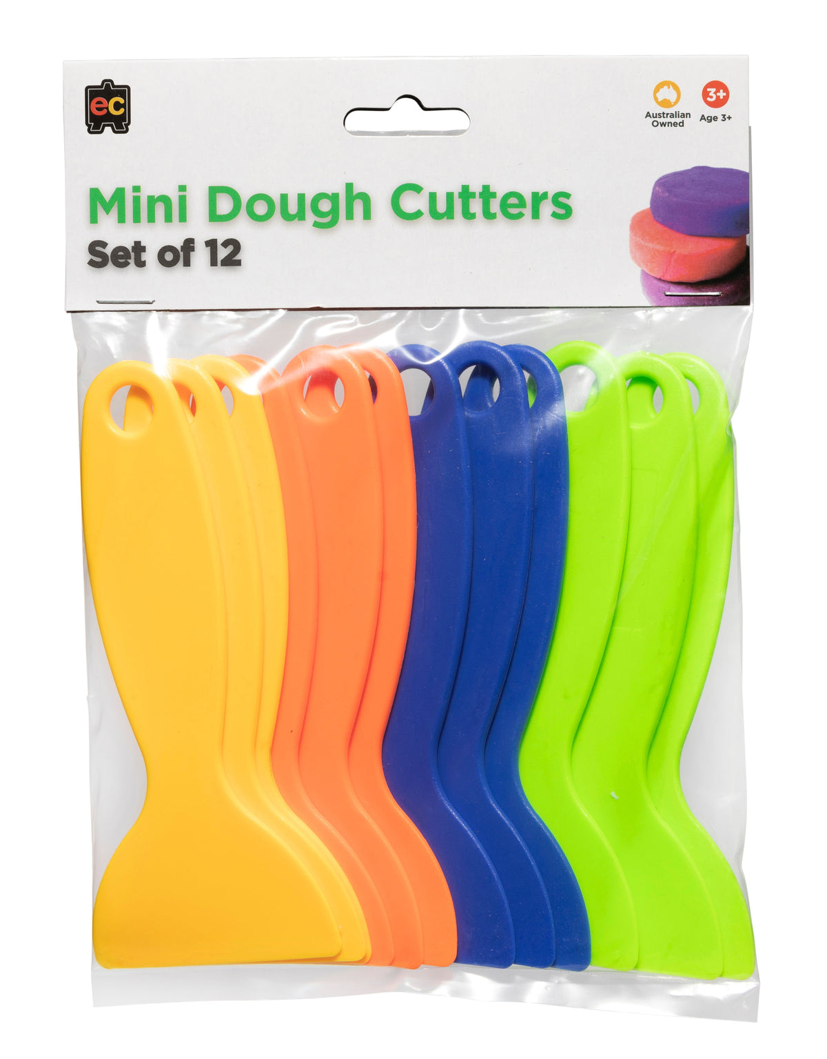 Mini Dough Cutters - Pack of 12