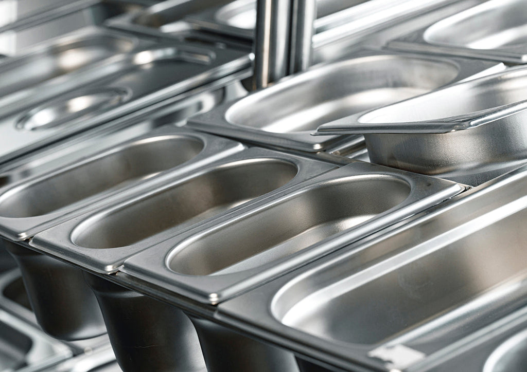 Chef Inox Anti-Jam Steam Pan 1/3 Size 325x180x65mm / 2.4Lt