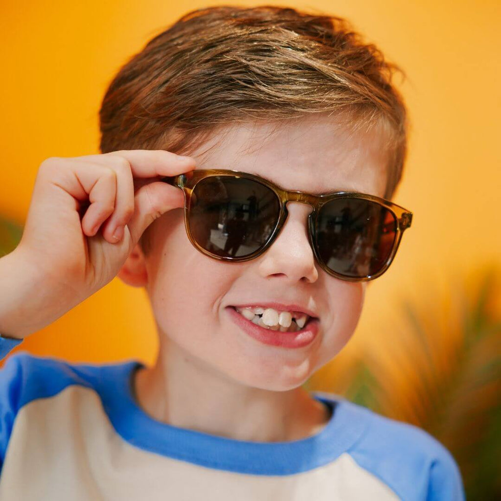 Frankie Ray Kids Sunglasses -  Clarke, Khaki image 2