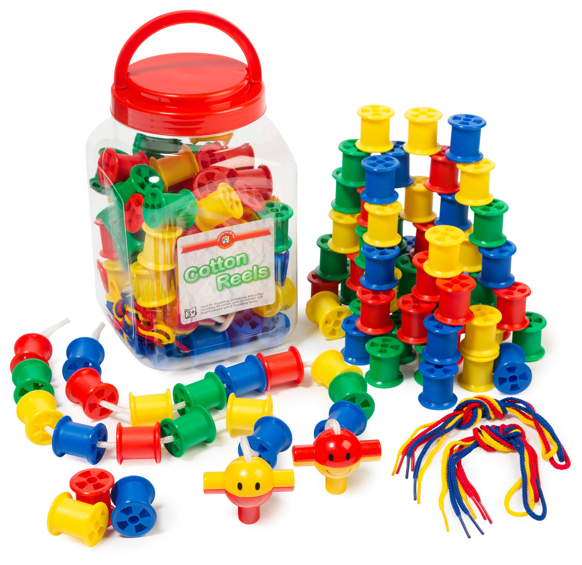 Cotton Reels Jar Pack of 80