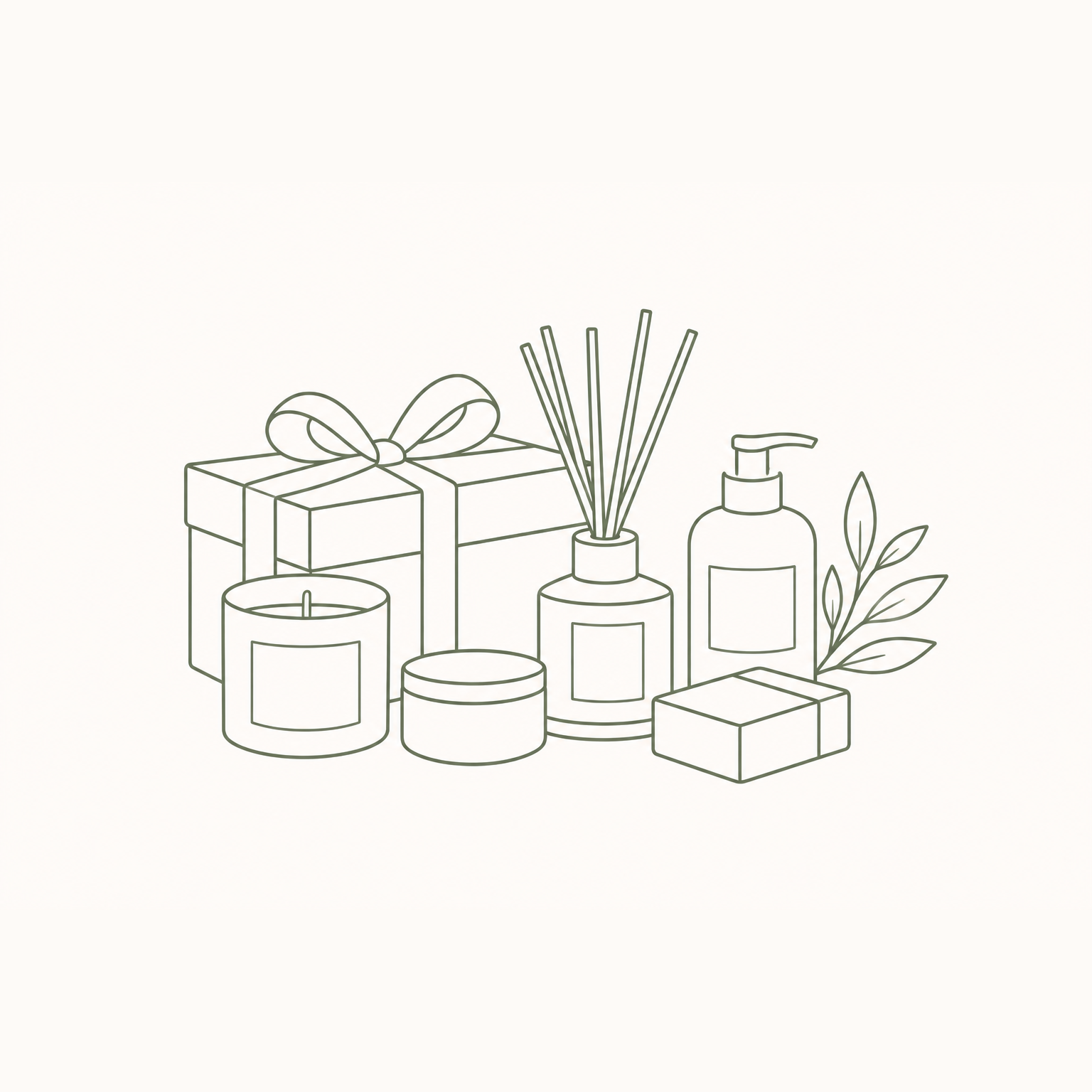 Corporate gifts including candles, diffusers and gift boxes
