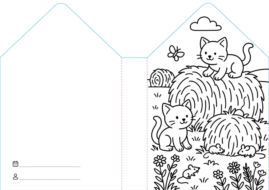 Sassi Colouring Book House - Farm image 2