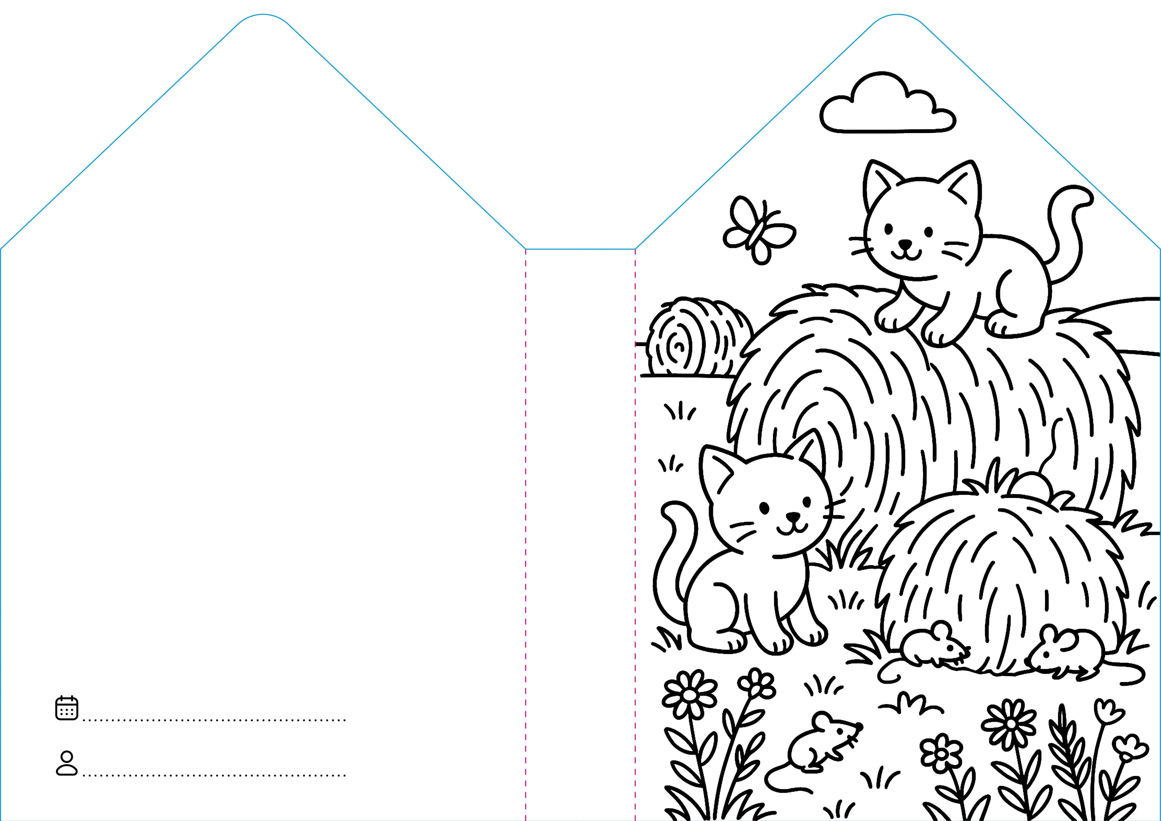 Sassi Colouring Book House - Farm image 2