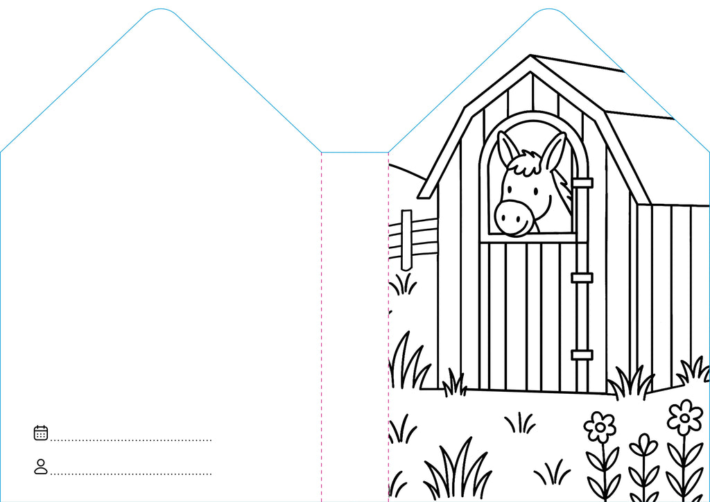 Sassi Colouring Book House - Farm image 3