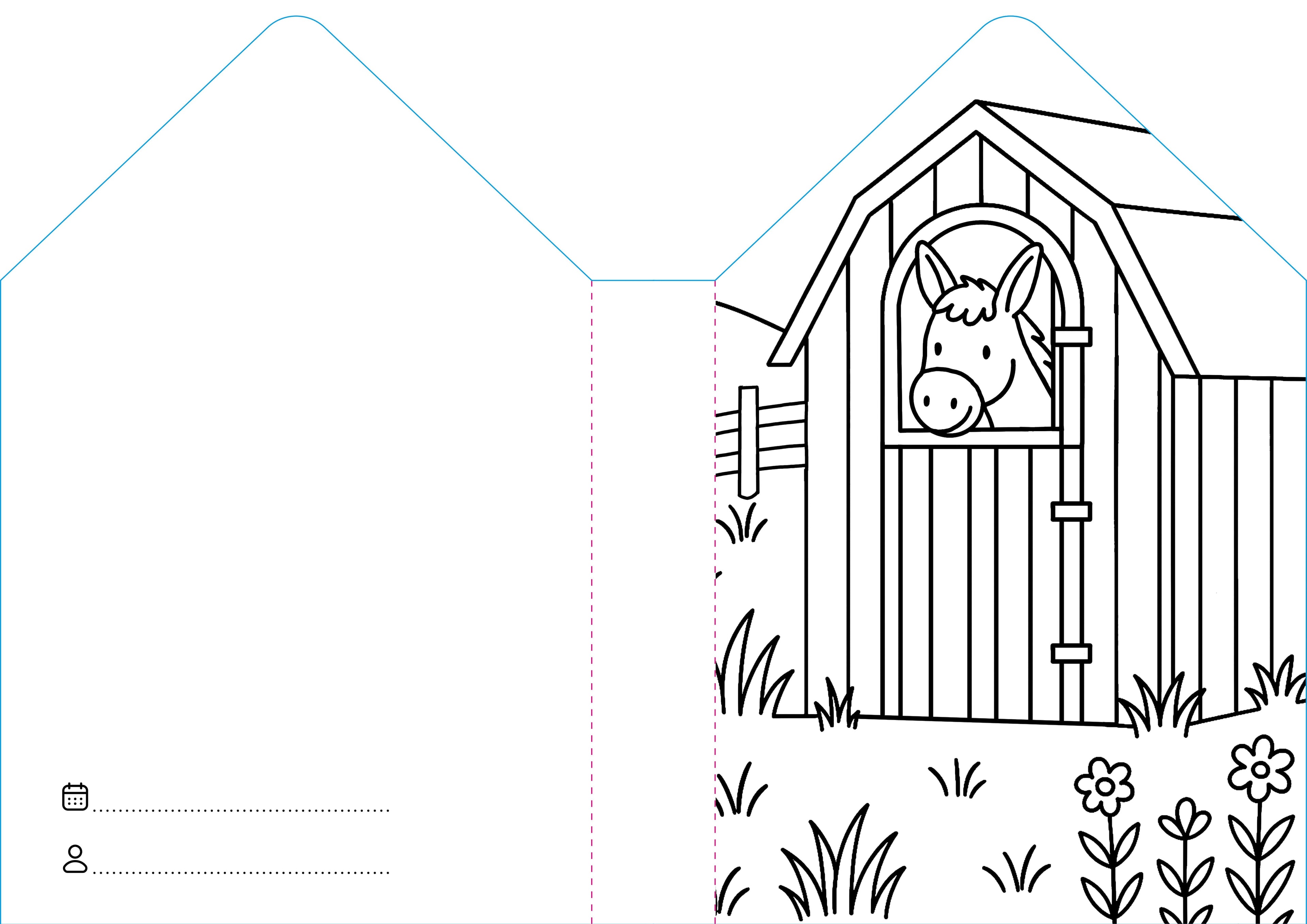 Sassi Colouring Book House - Farm image 3
