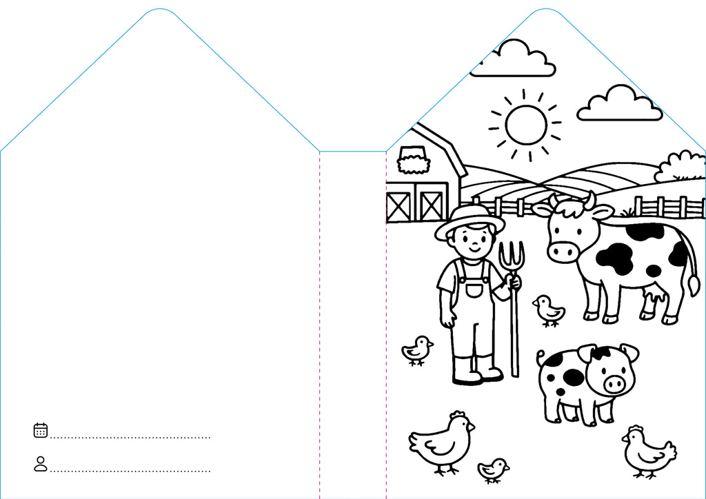 Sassi Colouring Book House - Farm image 4