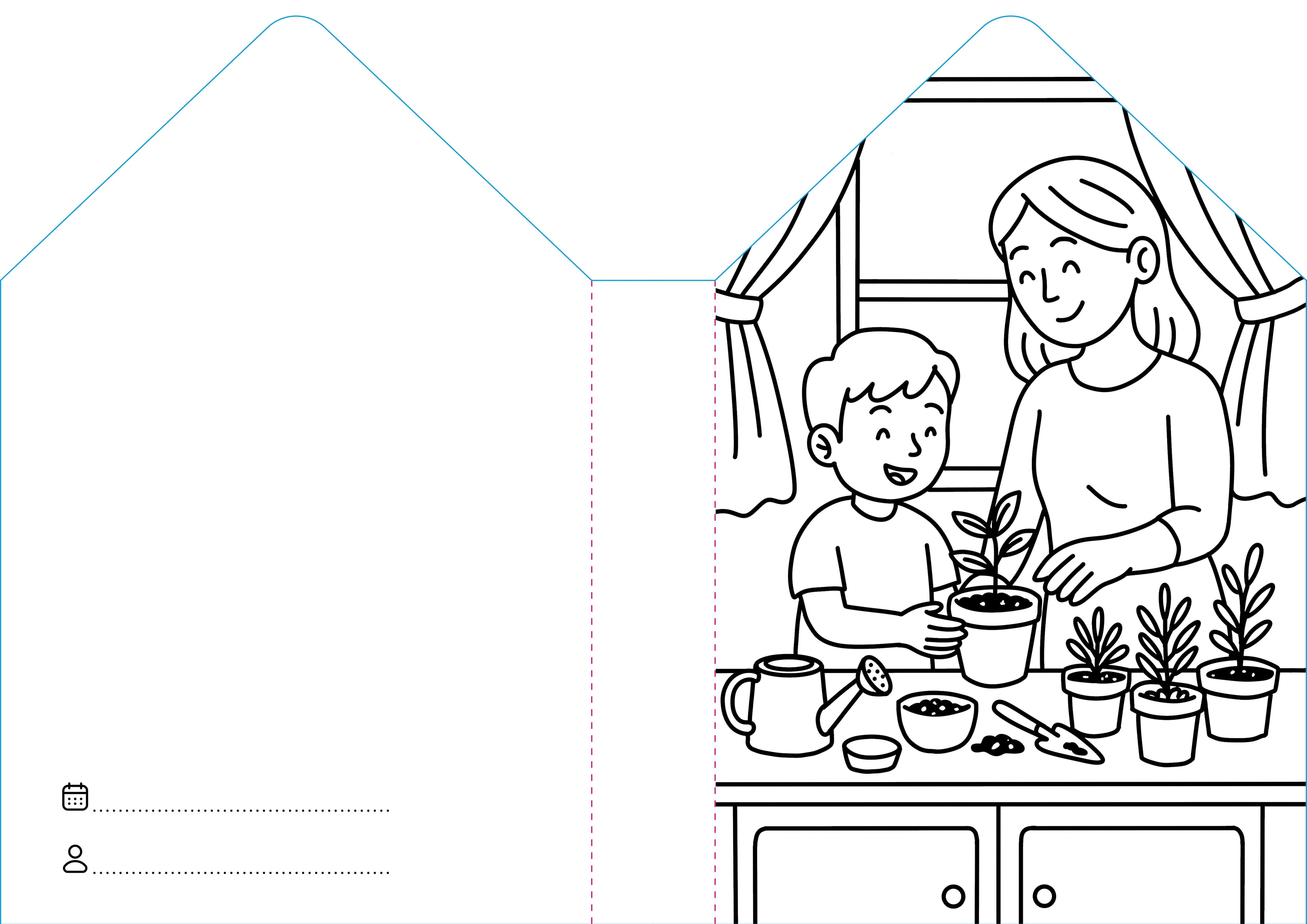 Sassi Colouring Book House - Home image 2